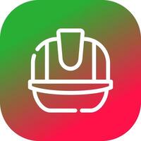 diseño de icono creativo de casco vector