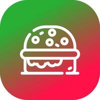 diseño de icono creativo de hamburguesa vector