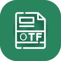 OTF Creative Icon Design vector