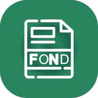 FOND Creative Icon Design vector