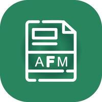 AFM Creative Icon Design vector