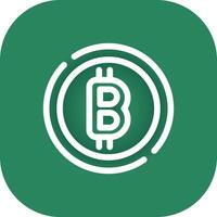 Bitcoin Creative Icon Design vector