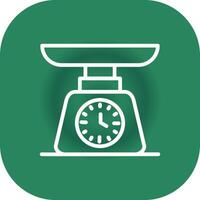 Weighing Machine Creative Icon Design vector