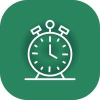 Alarm Clock Creative Icon Design vector