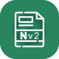 NV2 Creative Icon Design vector