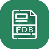 FDB Creative Icon Design vector