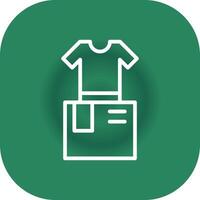 Clothes Box Creative Icon Design vector