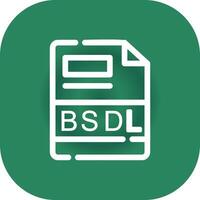 BSDL Creative Icon Design vector