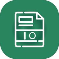 IO Creative Icon Design vector