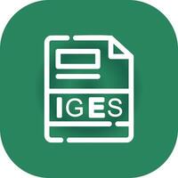 IGES Creative Icon Design vector