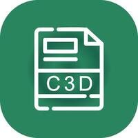 C3D Creative Icon Design vector