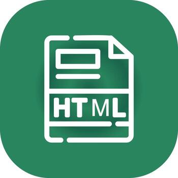 html creativo icono diseño vector
