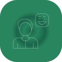 Joyful Creative Icon Design vector