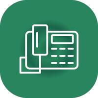 Telephone Creative Icon Design vector