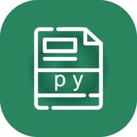 py Creative Icon Design vector