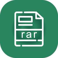rar Creative Icon Design vector