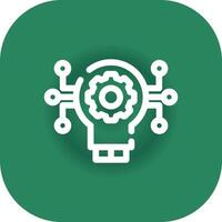 Technology Disruption Creative Icon Design vector