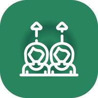 Same Approach Creative Icon Design vector