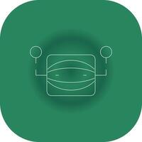 Virtual Assistant Creative Icon Design vector