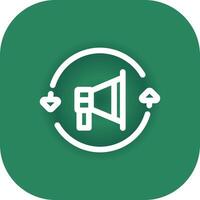 Remarketing Creative Icon Design vector