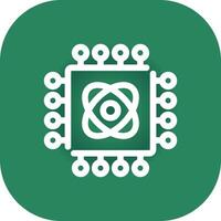 Quantum Technology Creative Icon Design vector