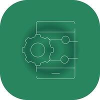 Project Management App Creative Icon Design vector