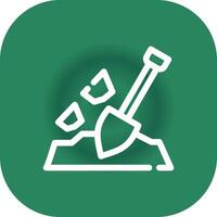 Mining Creative Icon Design vector