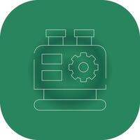 Machinery Creative Icon Design vector