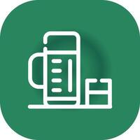 Thermos Creative Icon Design vector