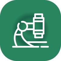 Microscope Creative Icon Design vector