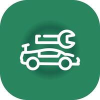 Car Service Creative Icon Design vector