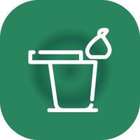 Garbage Creative Icon Design vector