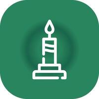 Candle Creative Icon Design vector