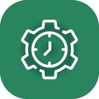 Time Management Creative Icon Design vector