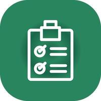 Checklist Creative Icon Design vector