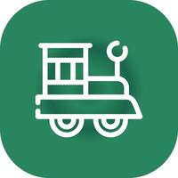 diseño de icono creativo de tren vector