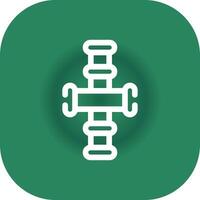 Pipeline Creative Icon Design vector