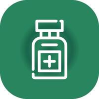 diseño de icono creativo de medicamentos vector