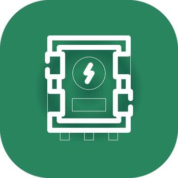 diseño de icono creativo de panel eléctrico vector