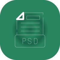 diseño de icono creativo de archivo psd vector