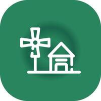 Farming Creative Icon Design vector