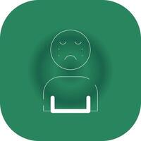 Tears Creative Icon Design vector