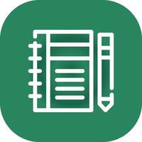 Diary Study Creative Icon Design vector