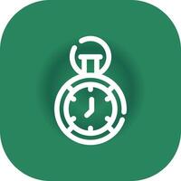 Stopwatch Creative Icon Design vector