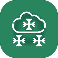 Snowy Creative Icon Design vector