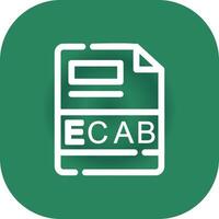 ECAB Creative Icon Design vector