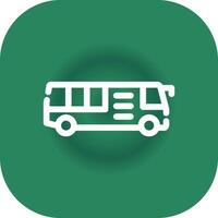 Bus Creative Icon Design vector