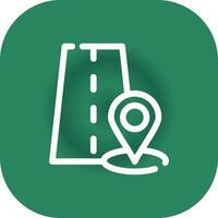 Road Creative Icon Design vector