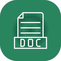 Doc Creative Icon Design vector