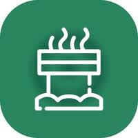 Chimney Creative Icon Design vector